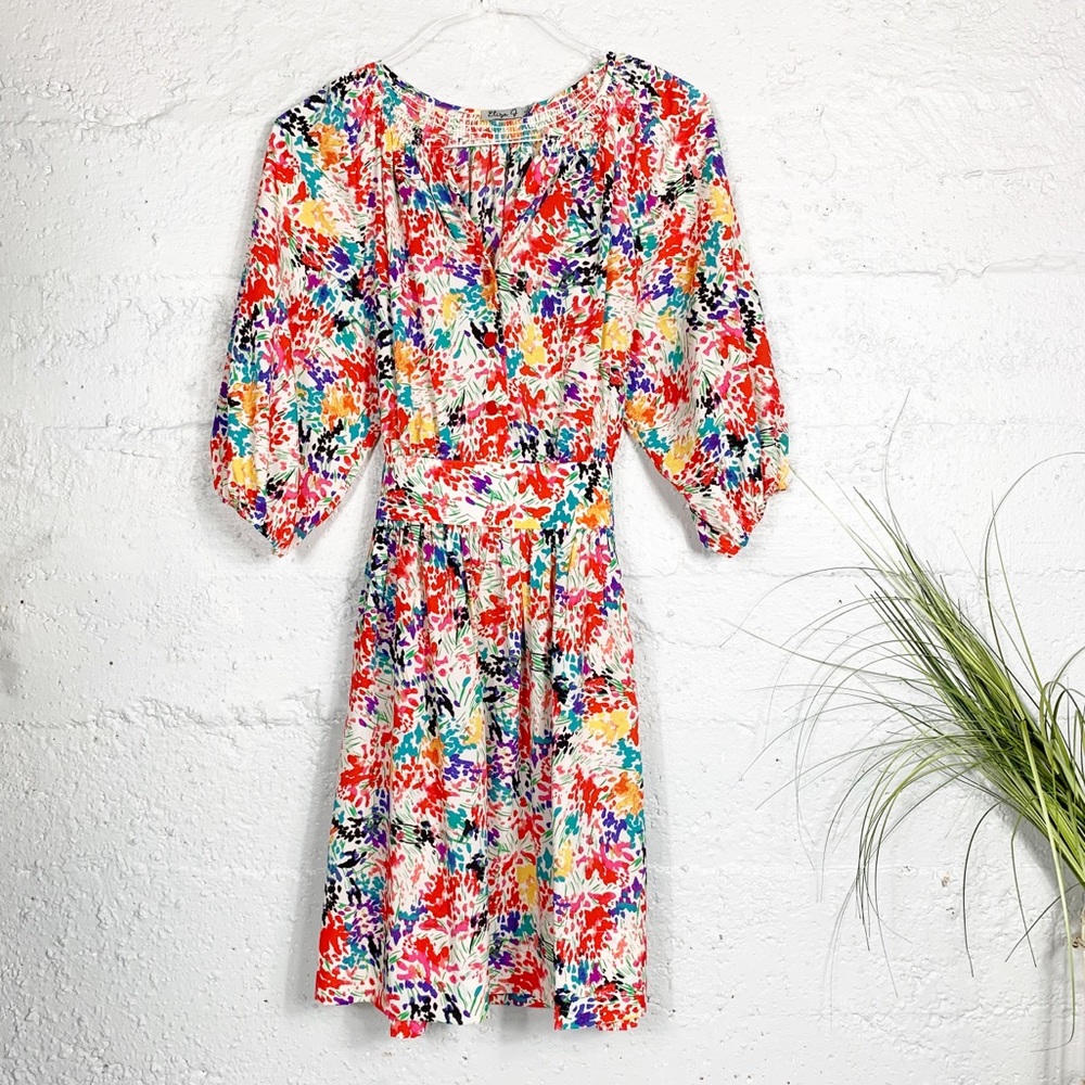 Eliza J Floral Midi Dress